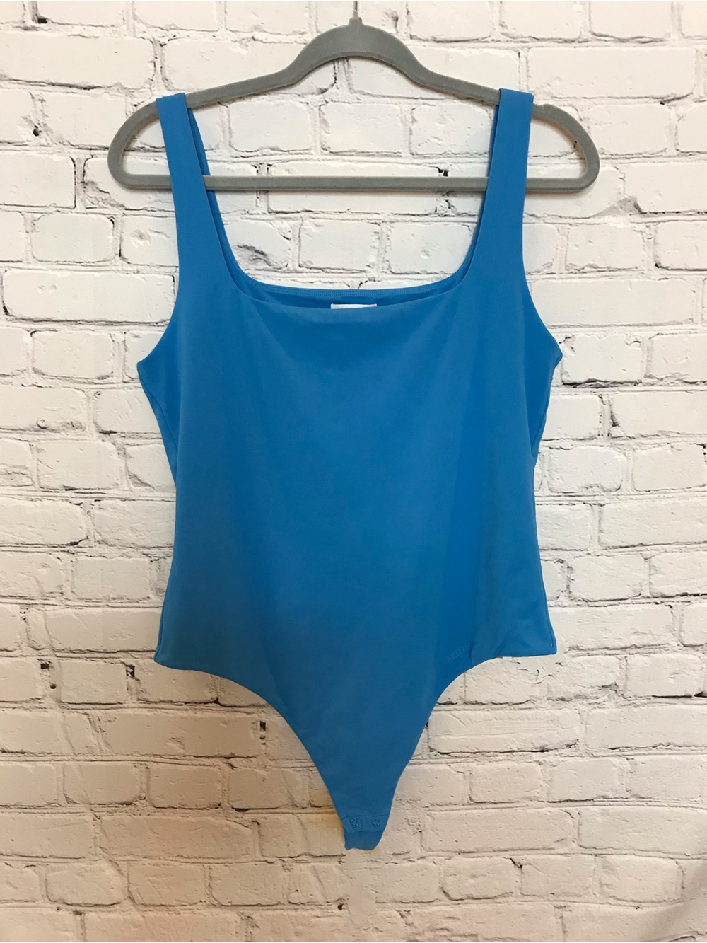 Aritzia Light Blue Contour Tank Bodysuit size XL